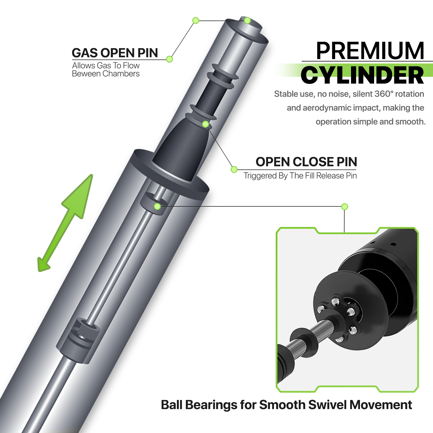 Magshion Computer Gaming Chair High Back, Height Adjustment Swivel Computer Office Chair with Headrest and Support Lumbar Pillow, Blue