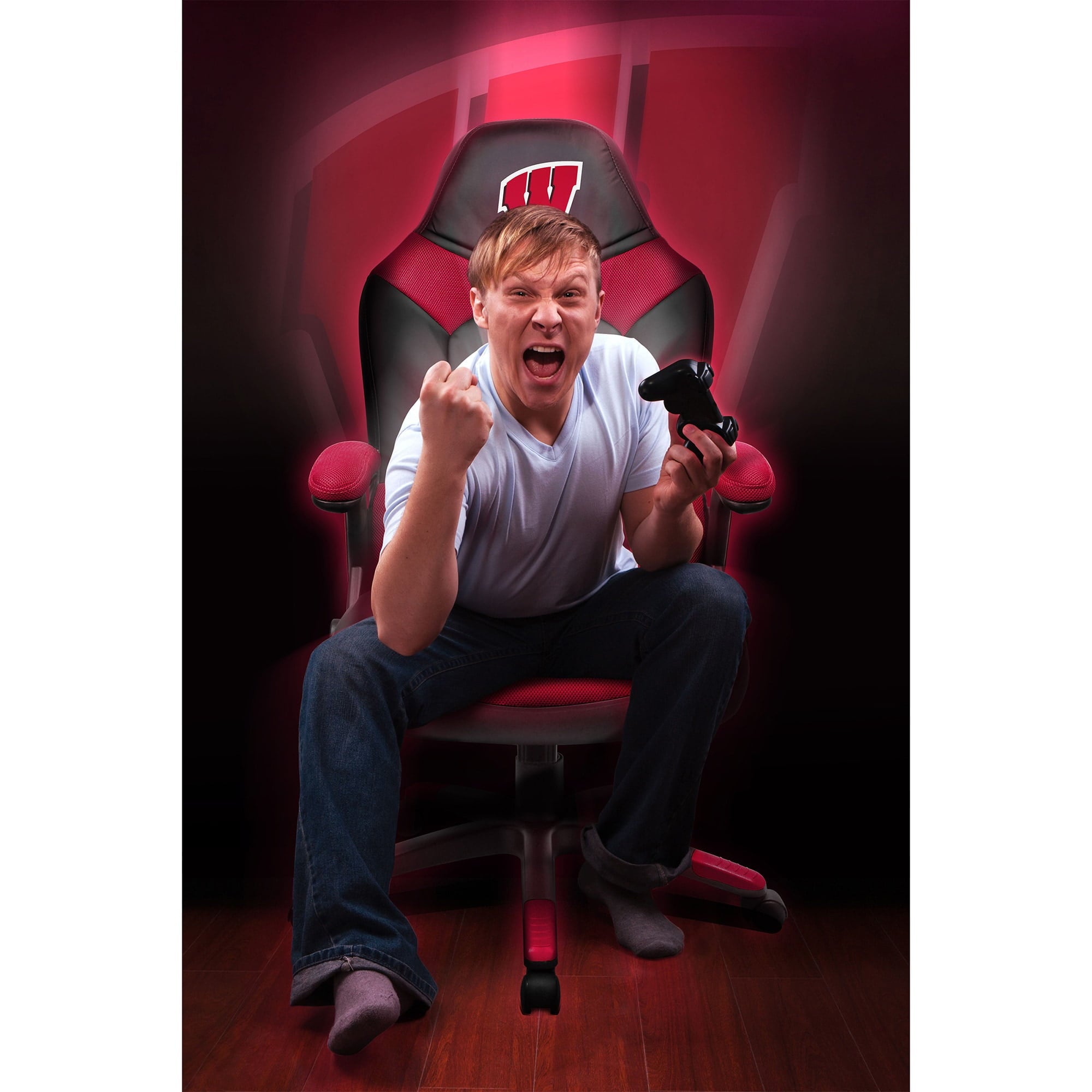 Imperial Wisconsin Badgers Team Oversized Gaming Chair