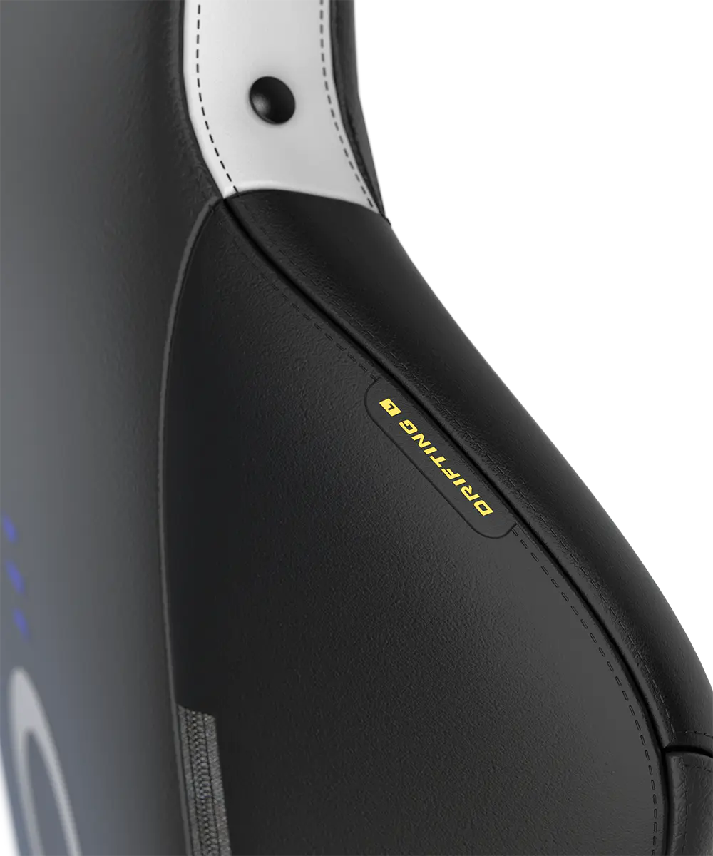 DXRacer Drifting Gaming Chair - Reclining Ergonomic Computer Office Chair with Lumbar Support & Head Pillow - Racing Computer Gamer Gaming Chair Recliner For Adults Teens, Regular L, ZERO