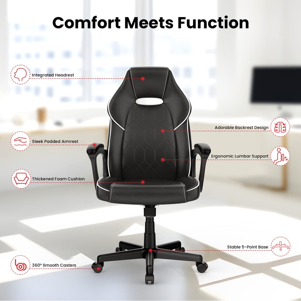 ACGAM CG-4850 Gaming Office Chair with Ergonomic and Stylish Design, Flexible Tilting Tension and Height
