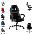 CL.HPAHKL Gaming Chair PC Gaming Chair Gaming Chairs for Adults, Computer Chair PU Leather Office Desk Chair with Arms & Back Ergonomic High-Back Video Game Chair(RED）