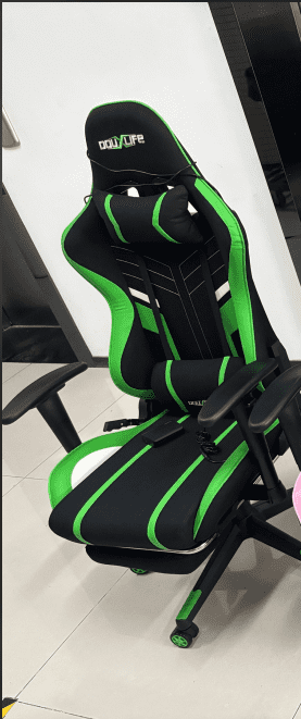 Douxlife RC03 Professional Full Body Vibration Massage Gaming Chair with Footrest, 175° Reclining