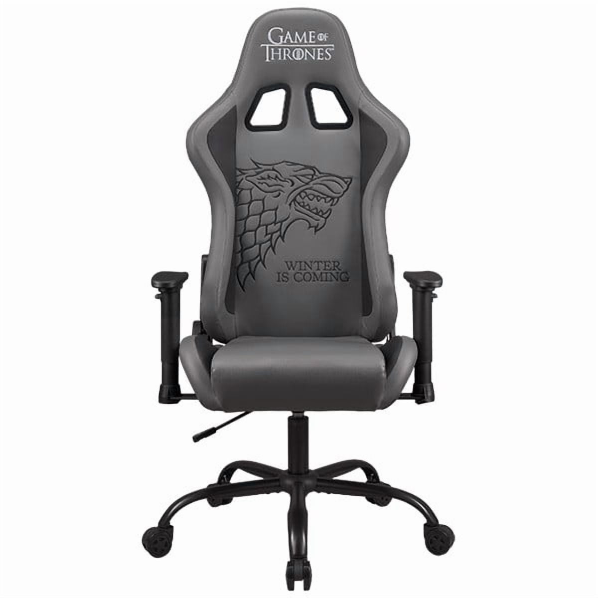 Subsonic Gaming Chair Game of Thrones, Ergonomic Office Chair for Gamer with Adjustable Armrests