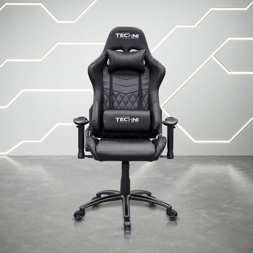 Techni Sport TS-5100 Ergonomic High Back Racer Style PC Gaming Chair, Carbon Fiber, Black RTA-TS51-BK