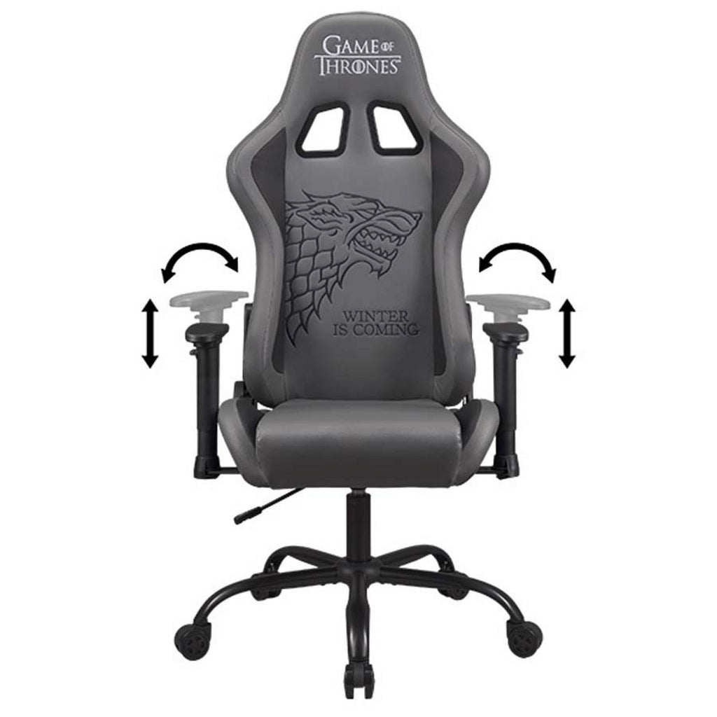 Subsonic Gaming Chair Game of Thrones, Ergonomic Office Chair for Gamer with Adjustable Armrests