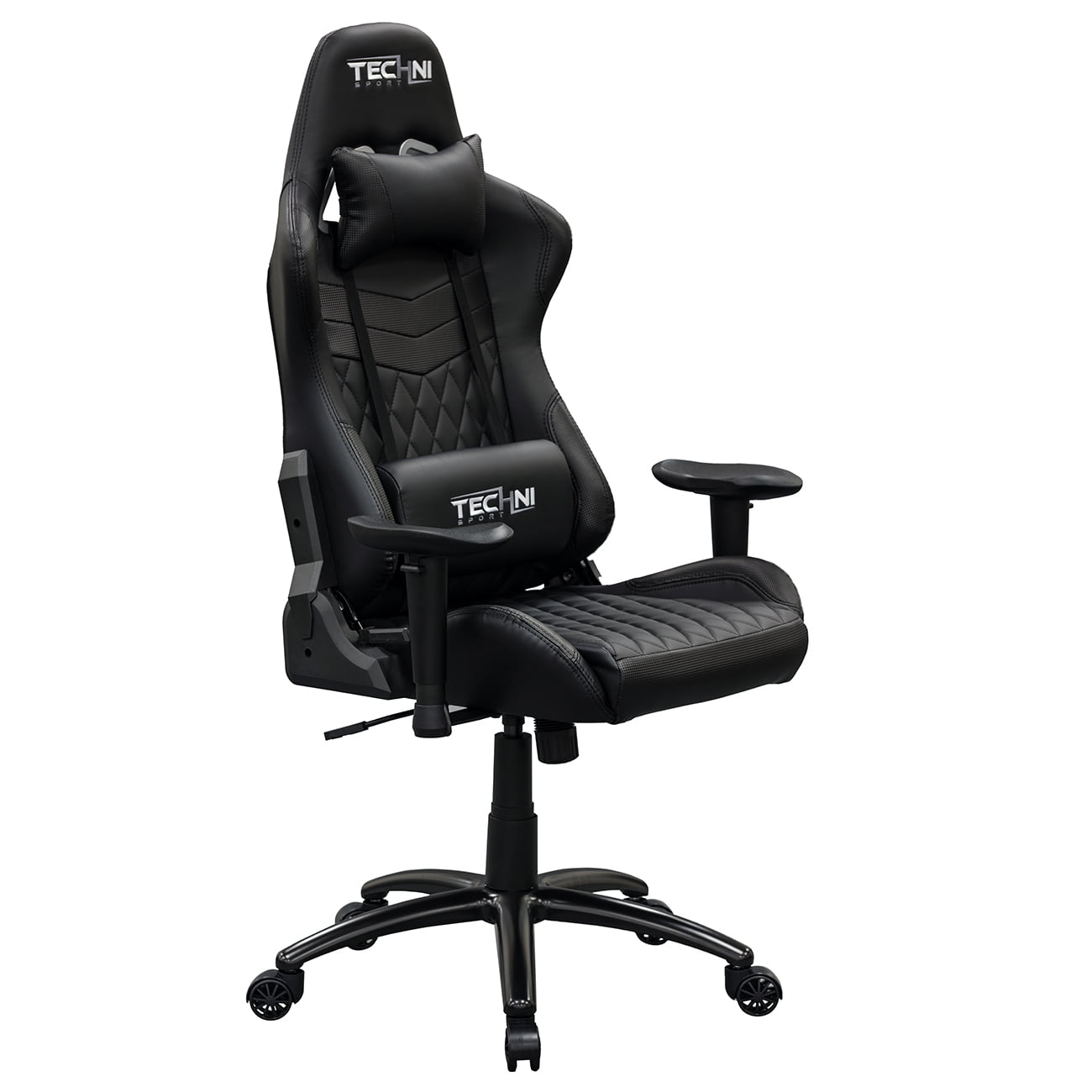 Techni Sport TS-5100 Ergonomic High Back Racer Style PC Gaming Chair, Carbon Fiber, Black RTA-TS51-BK