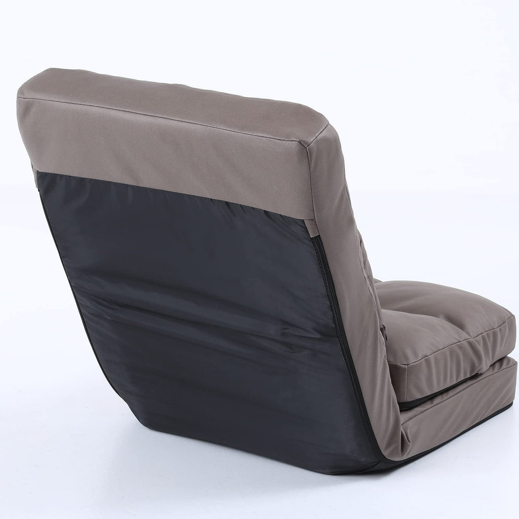 Floor Chair with Back Support for Adults Adjustable 14 Positions Video Game Chairs Foldable Floor Lounger with Pillow