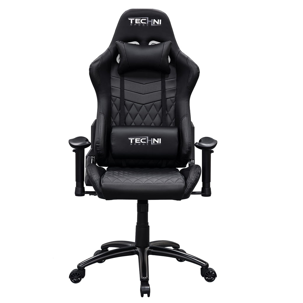 Techni Sport TS-5100 Ergonomic High Back Racer Style PC Gaming Chair, Carbon Fiber, Black RTA-TS51-BK