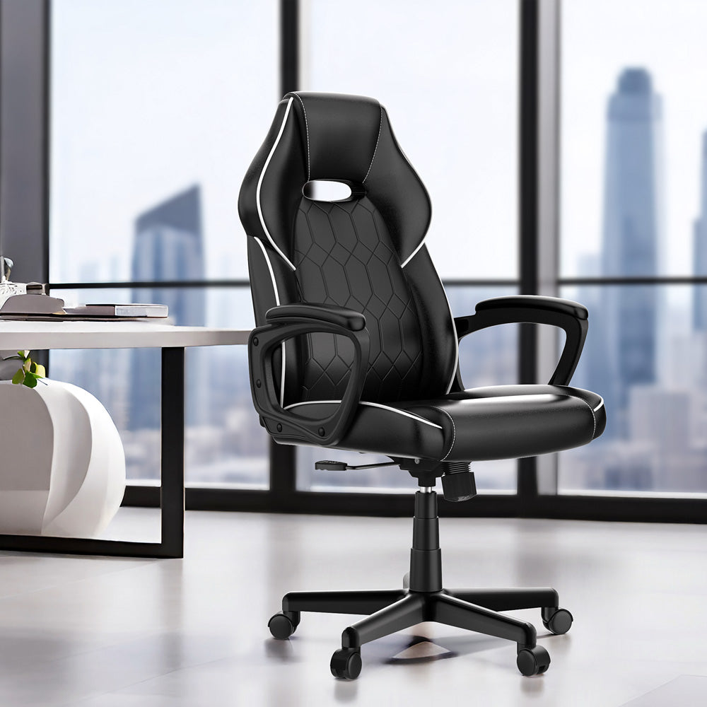 ACGAM CG-4850 Gaming Office Chair with Ergonomic and Stylish Design, Flexible Tilting Tension and Height