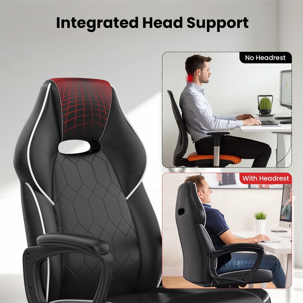ACGAM CG-4850 Gaming Office Chair with Ergonomic and Stylish Design, Flexible Tilting Tension and Height