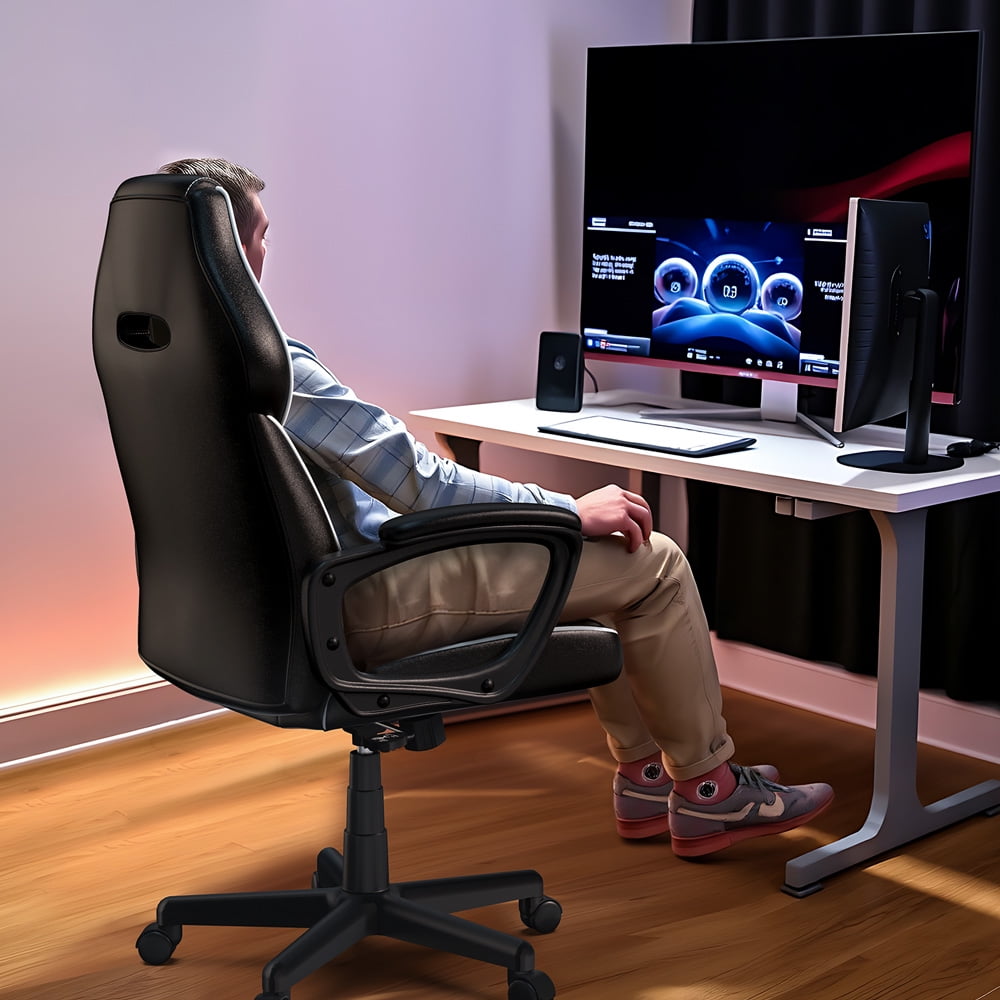 ACGAM CG-4850 Gaming Office Chair with Ergonomic and Stylish Design, Flexible Tilting Tension and Height